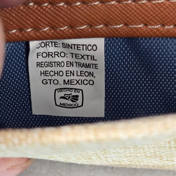 Boho Colorful Embroidered Wallet Clutch Womens Beige Pom Pom Trim Festival - Picture 7 of 9